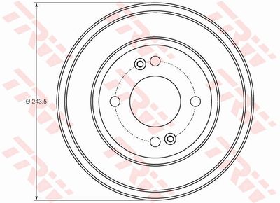 Brake Drum TRW DB4401