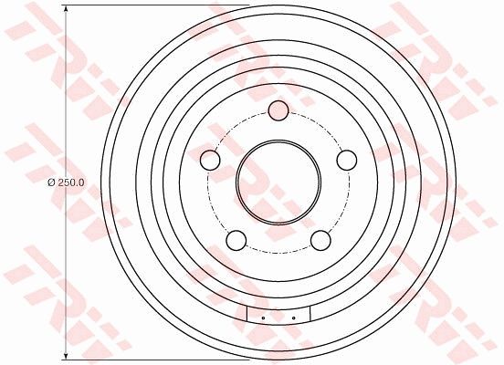 TRW DB4407 Brake Drum