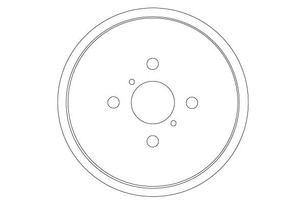 TRW DB4551 Brake Drum