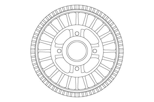 TRW DB4557MR Brake Drum