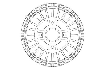 Brake Drum TRW DB4557MR