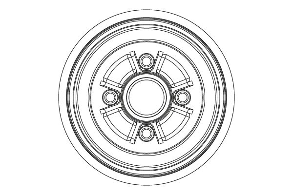 TRW DB5005 Brake Drum