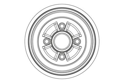 Brake Drum TRW DB5005
