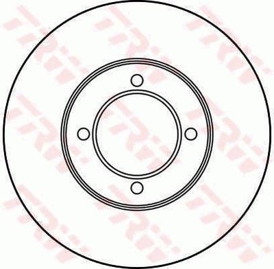 Brake Disc TRW DF2691