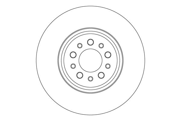 TRW DF3969S Brake Disc