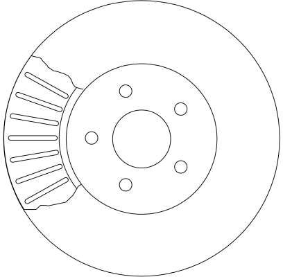 TRW DF4147 Brake Disc
