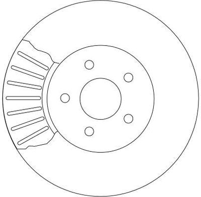 Brake Disc TRW DF4147