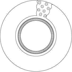 TRW DF5088S Brake Disc