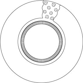TRW DF5094S Brake Disc