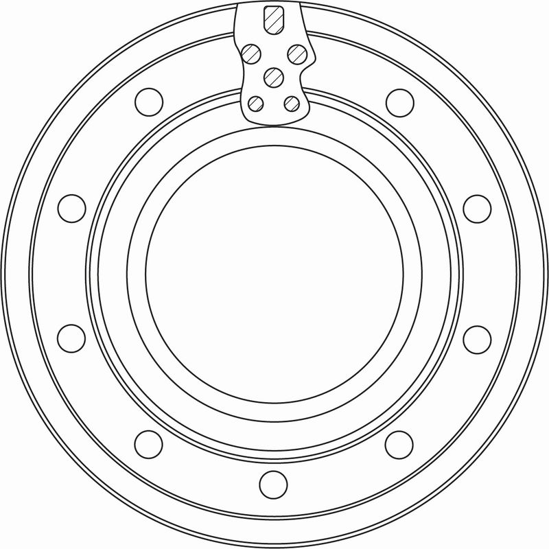 TRW DF5129S Brake Disc