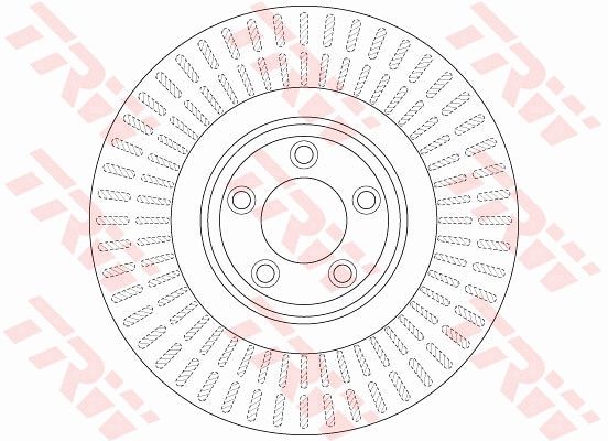 TRW DF6146S Brake Disc