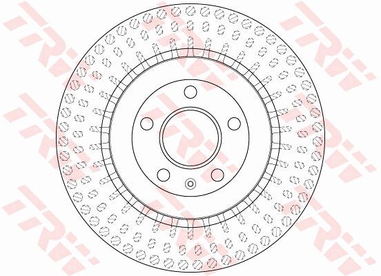 TRW DF6175S Brake Disc