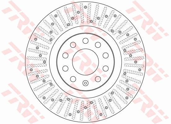 TRW DF6189S Brake Disc
