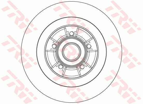 TRW DF6202BS Brake Disc
