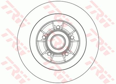 Brake Disc TRW DF6202BS