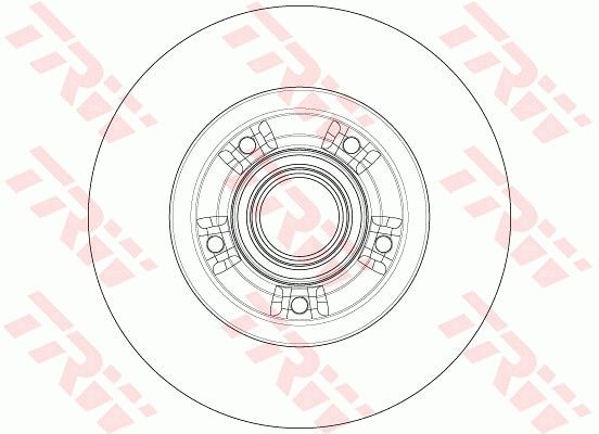 TRW DF6203BS Brake Disc