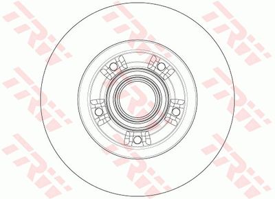 Brake Disc TRW DF6203BS