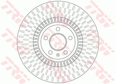 Brake Disc TRW DF6216
