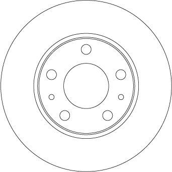 TRW DF6287 Brake Disc