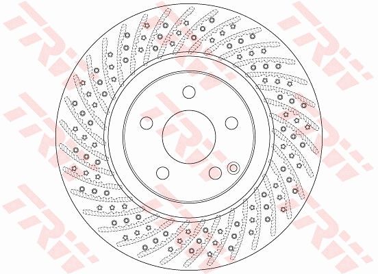 TRW DF6433S Brake Disc