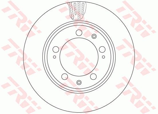 TRW DF6484S Brake Disc