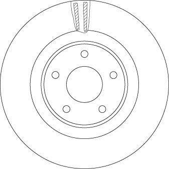 Brake Disc TRW DF6496S