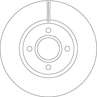 TRW DF6509 Brake Disc