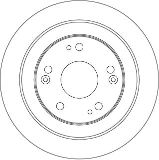 TRW DF6526 Brake Disc