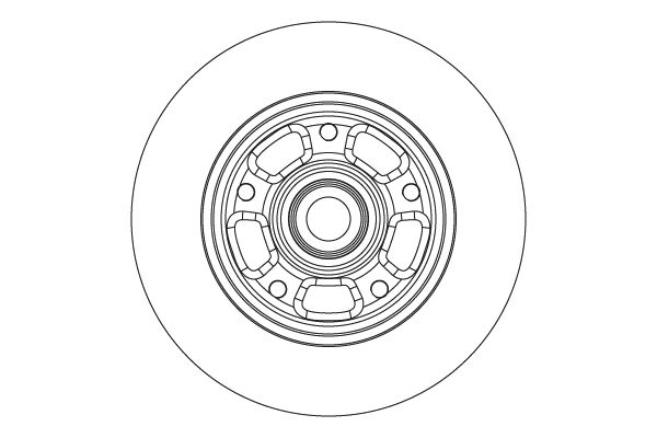 TRW DF6549BS Brake Disc