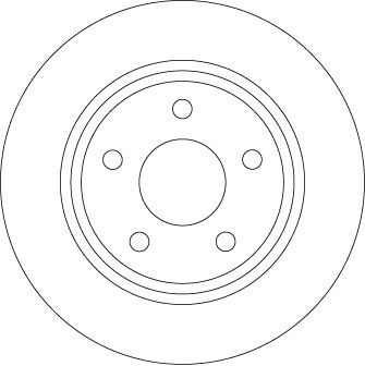 TRW DF6556 Brake Disc