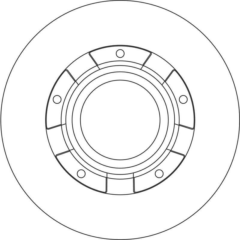 TRW DF6558S Brake Disc