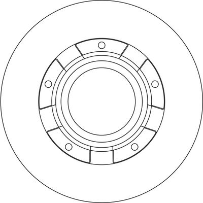 Brake Disc TRW DF6558S