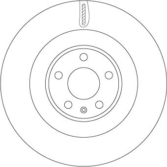 TRW DF6570 Brake Disc