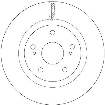 Brake Disc TRW DF6576