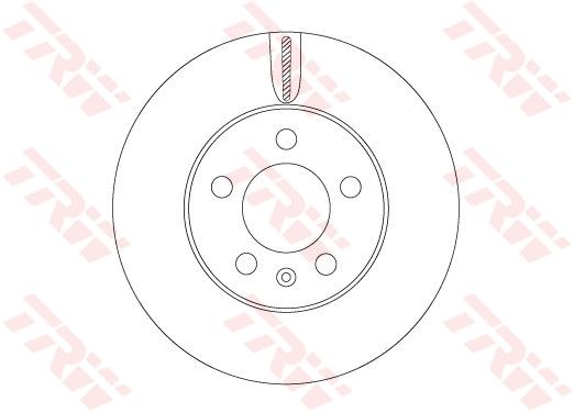 TRW DF6584 Brake Disc