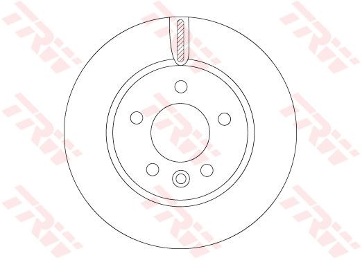 TRW DF6589S Brake Disc