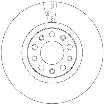 TRW DF6590S Brake Disc