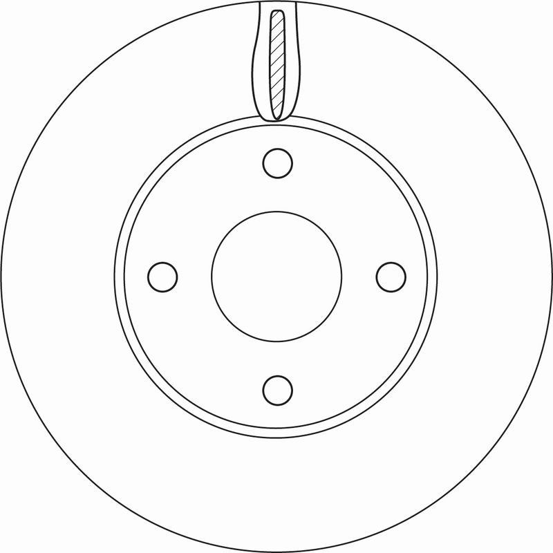 TRW DF6593 Brake Disc
