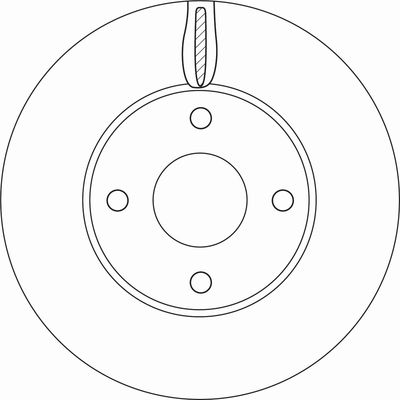 Brake Disc TRW DF6593