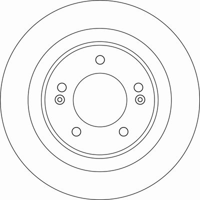 Brake Disc TRW DF6599