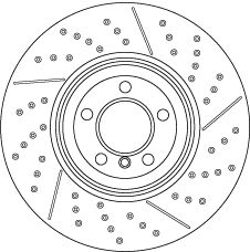 Brake Disc TRW DF6600S