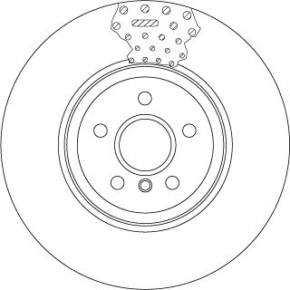 Brake Disc TRW DF6605S