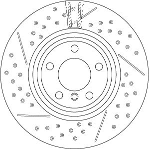 TRW DF6606S Brake Disc