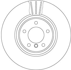 TRW DF6609S Brake Disc