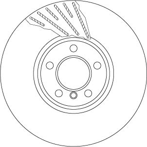 Brake Disc TRW DF6612S