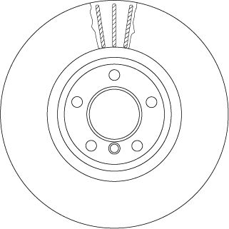 Brake Disc TRW DF6615S