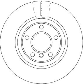 TRW DF6616S Brake Disc