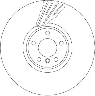TRW DF6618S Brake Disc