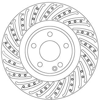 Brake Disc TRW DF6633S
