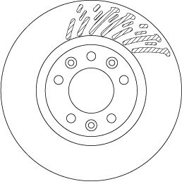 TRW DF6657 Brake Disc
